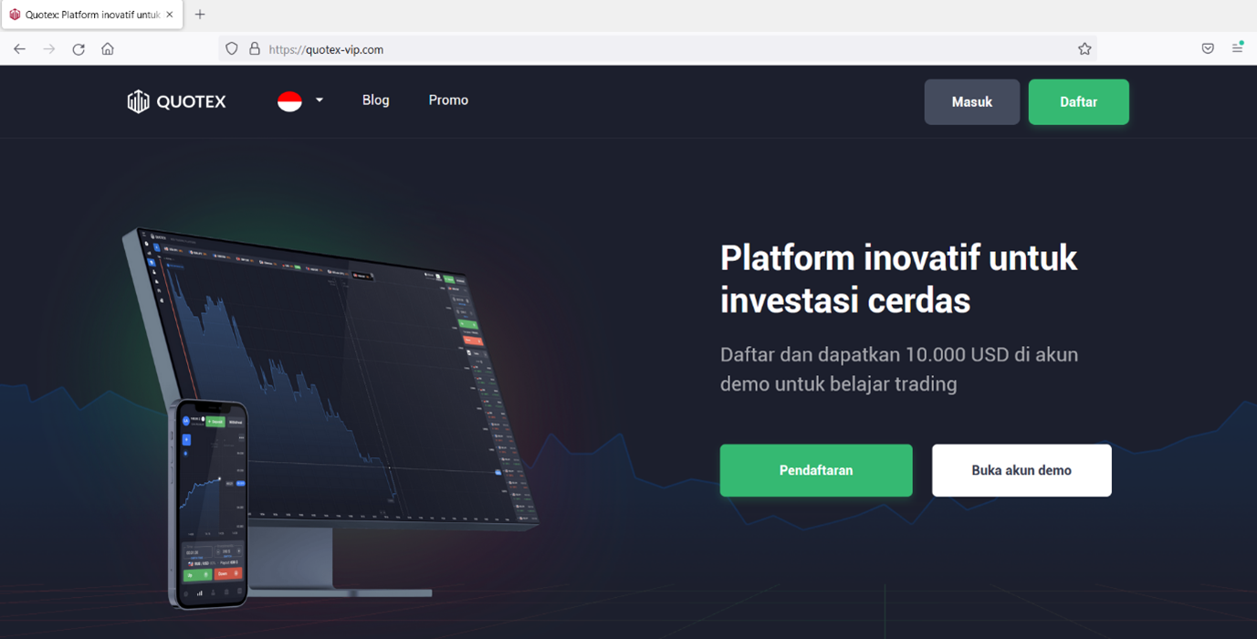 Quotex Login: Platform inovatif untuk investasi yang cerdas
