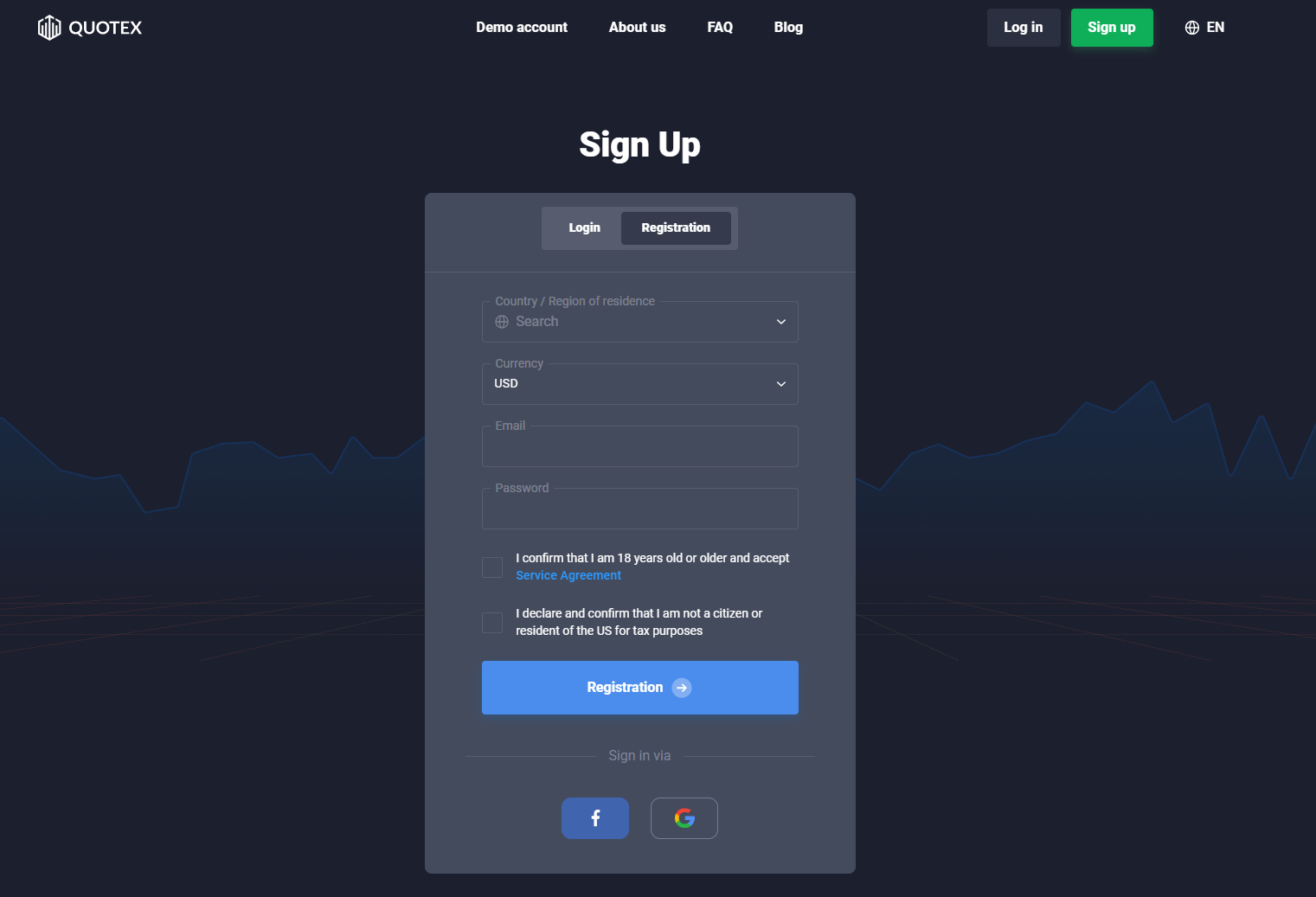 Register Quotex Account